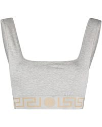 Versace - Medusa-Jacquard Jersey Bra - Lyst