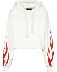 Vision Of Super - Flame-print Hoodie - Lyst