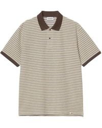 Carhartt - Dion Striped Polo Shirt - Lyst