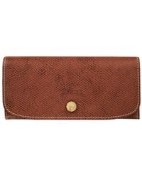 Longchamp - Leather Wallet - Lyst