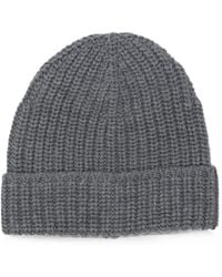 Fileria - Ribbed-Knit Beanie Hat - Lyst