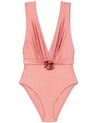 Zimmermann - Flower Lucky Swimsuit - Lyst