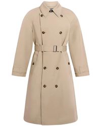 Yves Salomon - Double-Breasted Trench Coat - Lyst