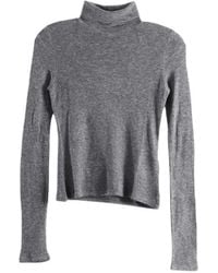 Amomento - Roll-Neck Long-Sleeve T-Shirt - Lyst