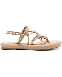 STUDIO AMELIA - Strappy Leather Sandals - Lyst