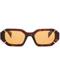 Balmain - Geometric-Frame Tortoiseshell-Effect Sunglasses - Lyst