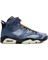 Nike - Air 6 'black Washed Denim' Shoes - Lyst