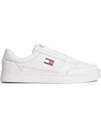 Tommy Hilfiger - Greenwich Perforated-Toe Lace-Up Sneakers - Lyst