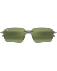 Maui Jim - Lunettes De Soleil Hookipa À Monture Rectangulaire - Lyst