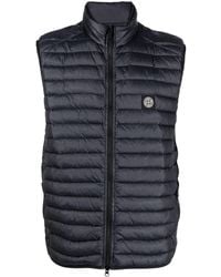 Stone Island - Compass Logo-patch Padded Gilet - Lyst
