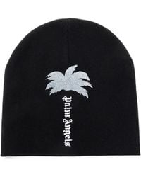 Palm Angels - Big Palm Tree Beanie Hat - Lyst
