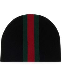 Gucci - Beanie Mit Webstreifen - Lyst