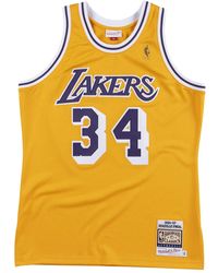 Mitchell & Ness - Lakers 1996 Shaquille O'Neal Trikot - Lyst