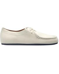 Jil Sander - Leather Lace-Up Shoes - Lyst