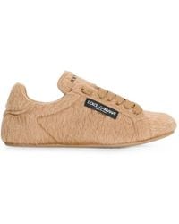 Dolce & Gabbana - Alpaca Portofino Soft Sneakers - Lyst
