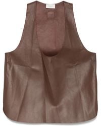 Jacob Cohen - Leather Vest - Lyst