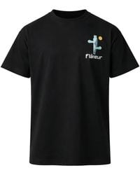 flâneur - T-Shirt Mit Grafischem Print - Lyst