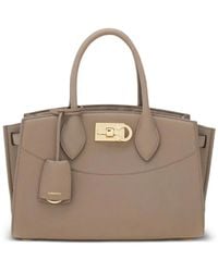 Ferragamo - New Studio Soft Bag (M) - Lyst