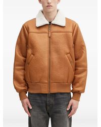 Alpha Industries - Chaqueta Con Cremallera Y Cuello De Borrego - Lyst