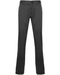 Brioni - Slim Cut Cotton Trousers - Men's - Cotton/elastane - Lyst