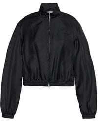 Alexander Wang - Zip-Up Elasticated-Hem Jacket - Lyst