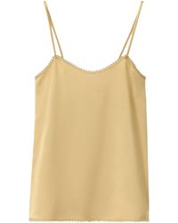 Fabiana Filippi - Camisole-Top Aus Satin - Lyst
