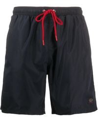 Paul & Shark - Woven Swim Shorts - Lyst