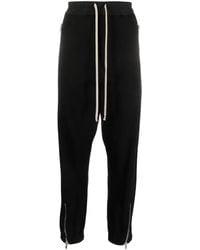 Rick Owens - Tecuatl Stretch-Cotton Track Pants - Lyst