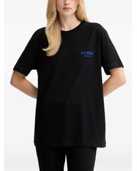 Iceberg - Logo-Embroidery T-Shirt - Lyst