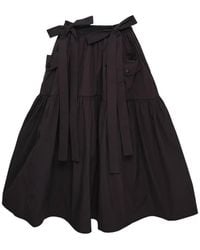 Cecilie Bahnsen - Cai Ruffled Midi Skirt - Lyst