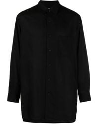 Yohji Yamamoto - Drop-Shoulder Classic-Collar Shirt - Lyst