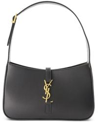 Saint Laurent - Le 5 À 7 Logo-Plaque Leather Shoulder Bag - Lyst