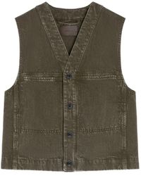 Lemaire - Gilet Con Bottoni - Lyst