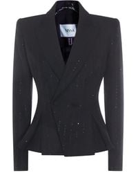 Nissa - Chaqueta a rayas diplomáticas con doble botonadura - Lyst