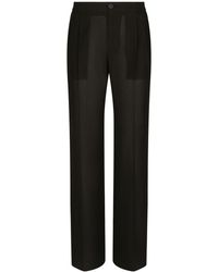 Dolce & Gabbana - Tailored Straight-leg Trousers - Lyst
