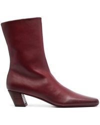 Marsèll - 45mm Square-toe Leather Boots - Lyst