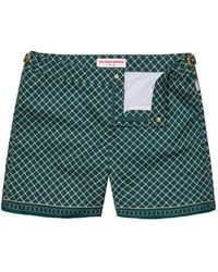 Orlebar Brown - Bulldog Tessoro Border-Print Swim Shorts - Lyst