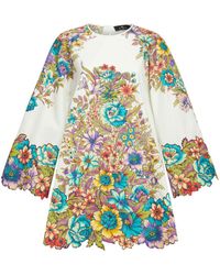 Etro - Short Floral Dress - Lyst