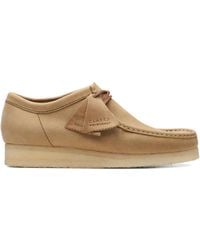 Clarks - Wallabee Leather" Loafers - Lyst