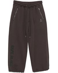 A Bathing Ape - Elasticated Waistband Trousers - Lyst