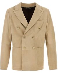 Canali - Suede Blazer - Lyst