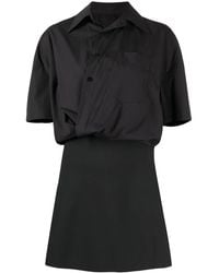 JNBY - Wrapped Short-Sleeved Dress - Lyst