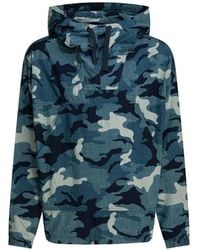 Beams Plus - Sudadera Con Capucha Y Motivo Militar - Lyst
