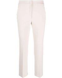 Peserico - High-Waist Straight-Leg Trousers - Lyst