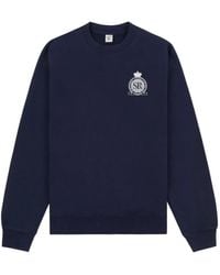 Sporty & Rich - Royal Club Crest-Embroidered Sweatshirt - Lyst
