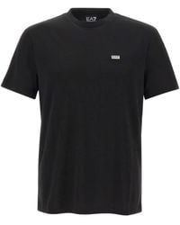 EA7 - Logo-Plaque Short-Sleeve T-Shirt - Lyst