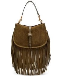 Etro - Suede Shoulder Bag - Lyst
