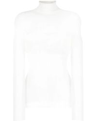 Quira - Semi-Sheer Ribbed-Knit Top - Lyst