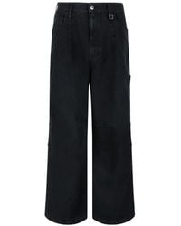 WOOYOUNGMI - Pleated Wide-Leg Trousers - Lyst
