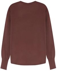Aspesi - V-Neck Drop-Shoulder Sweater - Lyst